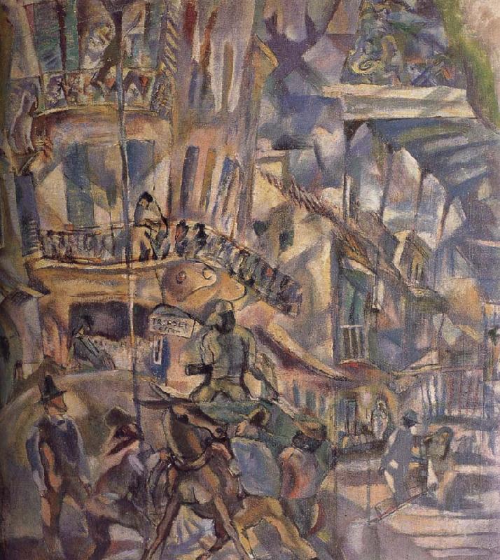 Jules Pascin View by Balcony oil painting picture